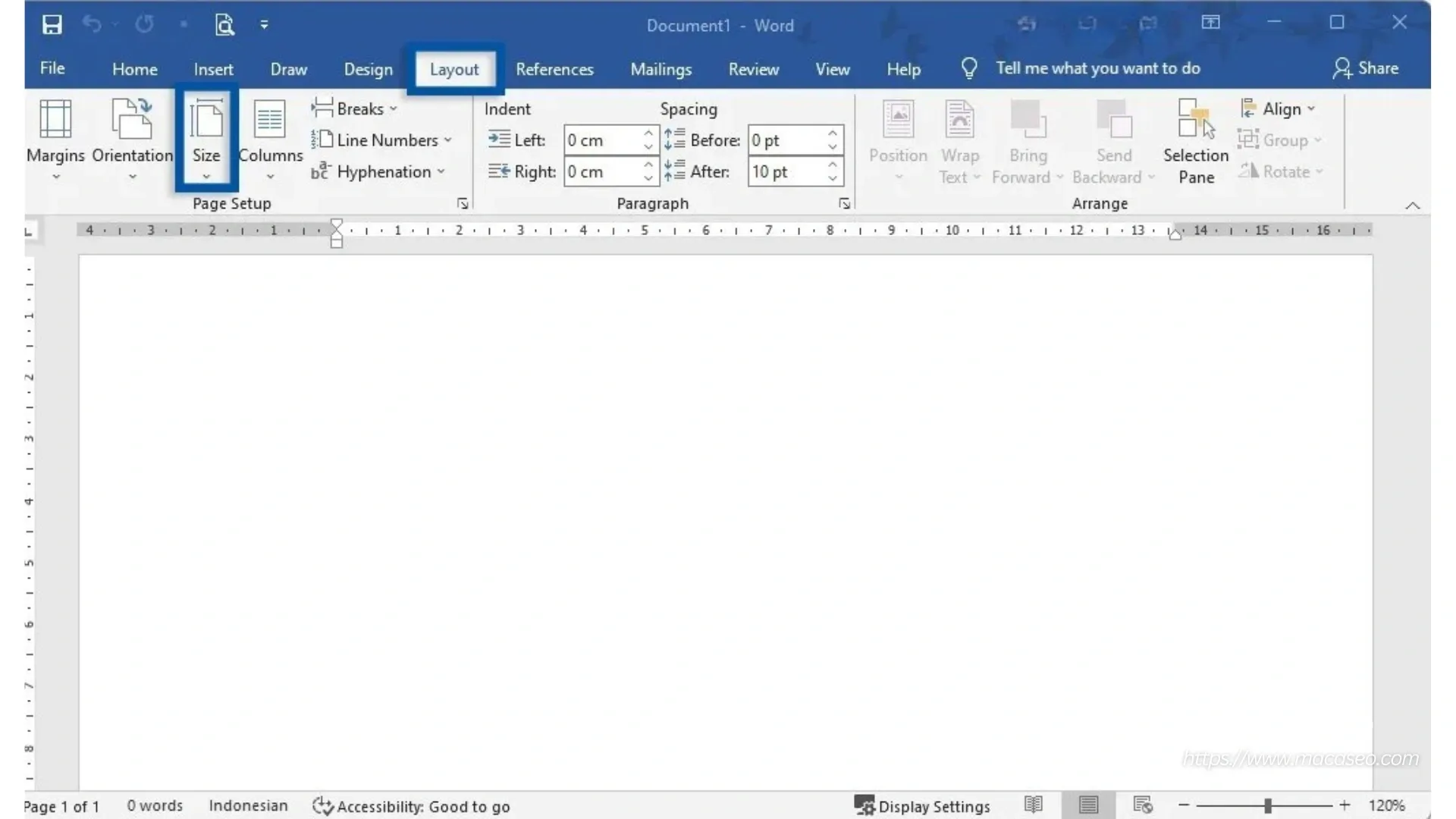 Cara Mengatur Ukuran Kertas di Microsoft Word Agar Tidak Terpotong Saat Cara Mengatur Ukuran Kertas di Microsoft Word Agar Tidak Terpotong Saat